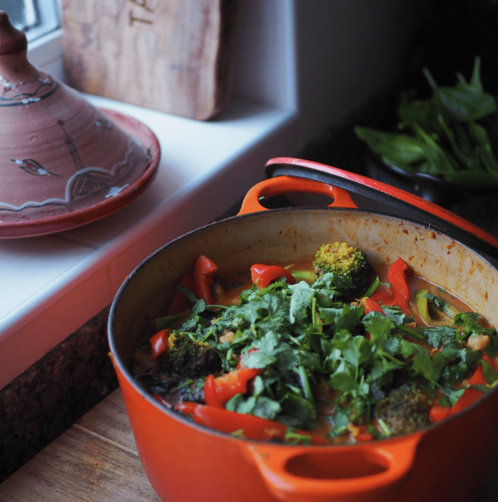 Seasonal veg box curry